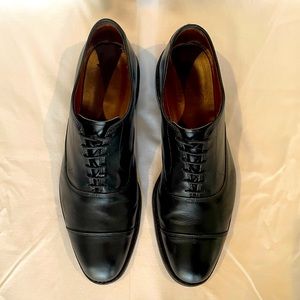 Allen Edmonds Park Avenue Cap-toe Oxford Dress Shoe, black, size 12 D